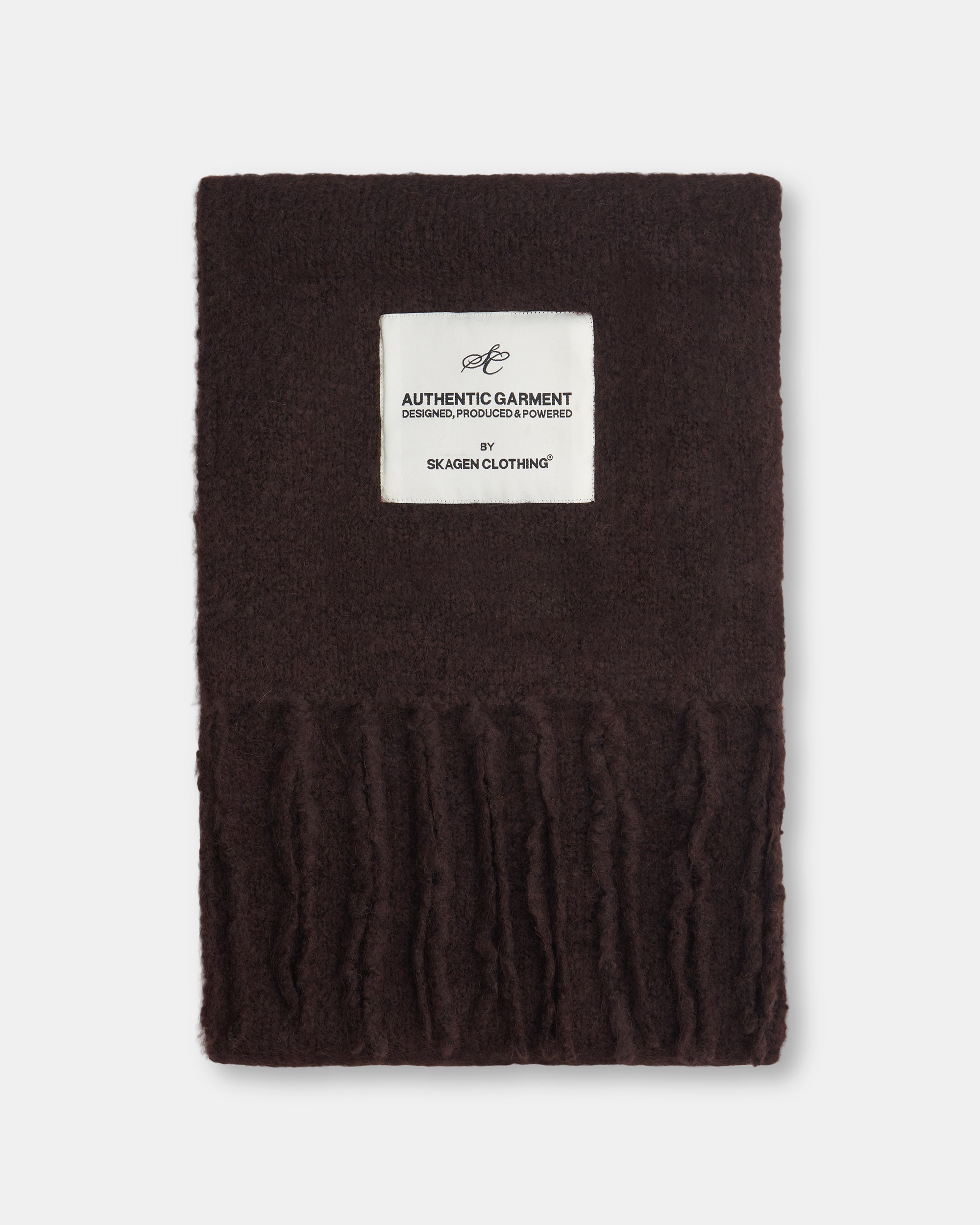Alpaca Scarf Brown